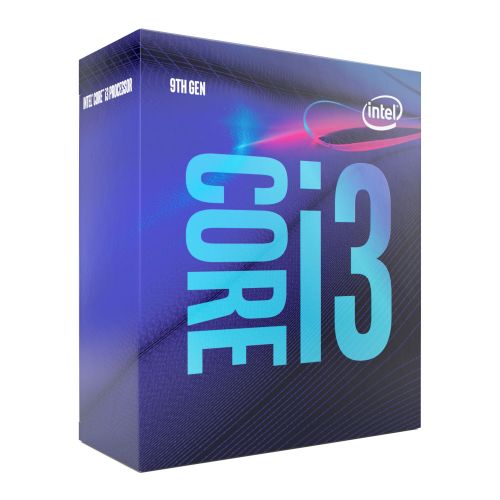 голяма снимка на Intel CPU Core i3-9100 3.6GHz 6MB box LGA1151
