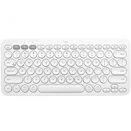 голяма снимка на Logitech K380 Multi-Device Bluetooth Keyboard UK Off-White 920-009591