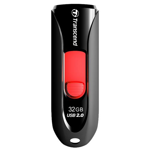 голяма снимка на Transcend 32GB JetFlash 590 USB 2.0 Black TS32GJF590K