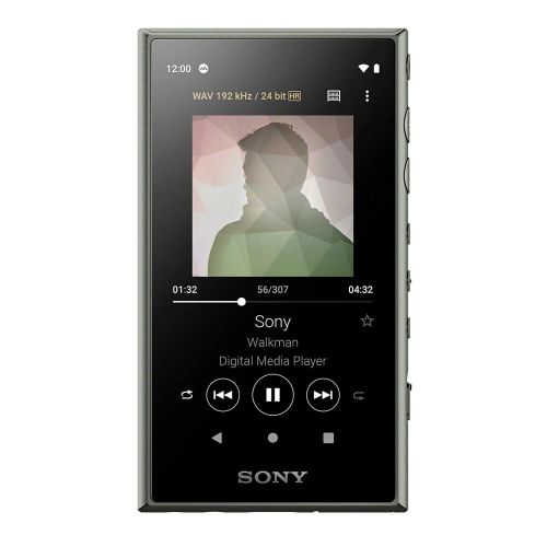 голяма снимка на Sony NW-A105 16GB Hi-Res Audio NFC Bluetooth green NWA105G.CEW