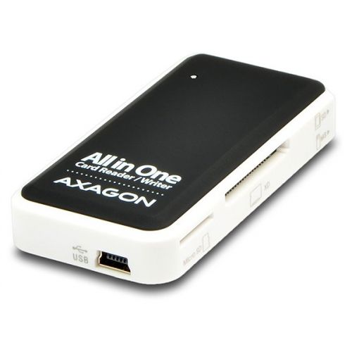 голяма снимка на AXAGON CRE-X1 External Mini Card Reader 5-slot ALL-IN-ONE