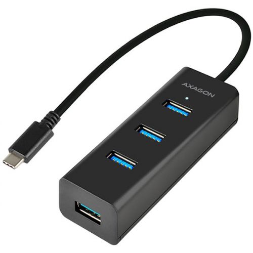 голяма снимка на AXAGON HUE-S2C 4x USB3.0 Charging Hub MicroUSB Charging Connector Type-C