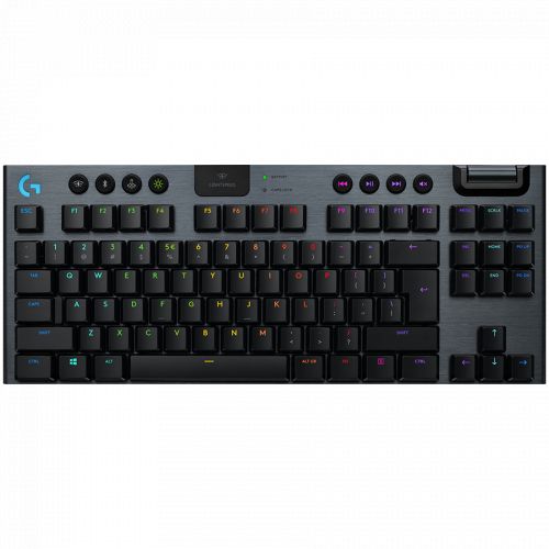 голяма снимка на Logitech G915 TKL Wireless RGB Mechanical Gaming Keyboard CARBON 920-009503