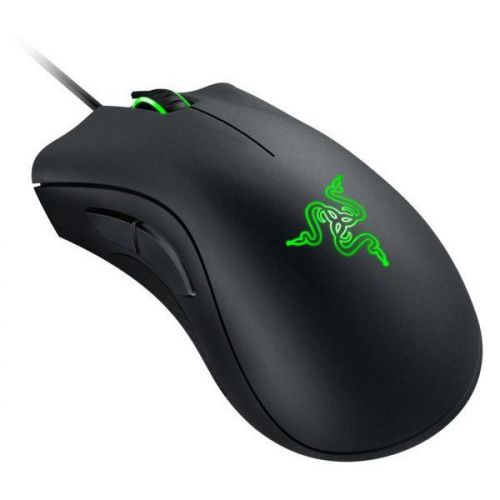 голяма снимка на Razer DeathAdder Essential gaming mouse green lighting RZ01-02540100-R3M1
