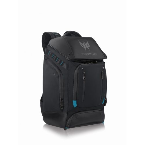 голяма снимка на Acer Predator 17.3 Gaming Utility Backpack Black with Teal Blue NP.BAG1A.288