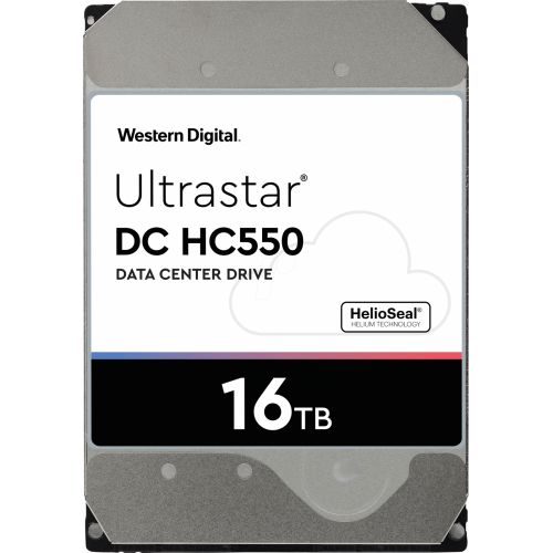 голяма снимка на WD HGST ULTRASTAR DC HC550 3.5 16TB 512MB 7200 RPM SATA WUH721816ALE6L4