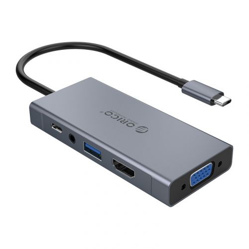 голяма снимка на Orico Docking Station 60W HDMI Type-C x 1 USB3.0 x 1 VGA Audio MC-U501P