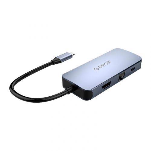 голяма снимка на Orico Docking Station 100W LAN HDMI Type-C x 1 USB3.0 x 3 MC-U602P