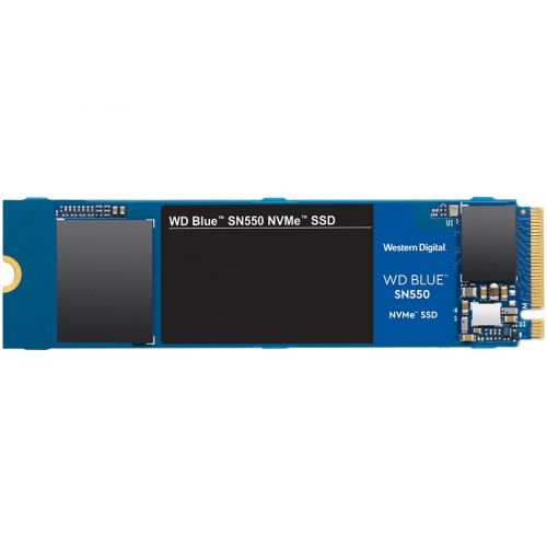 голяма снимка на SSD WD Blue SN550 M.2 500GB PCIe Gen3 WDS500G2B0C
