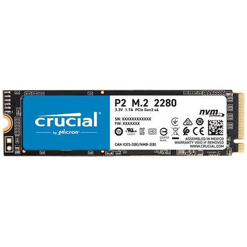 голяма снимка на CRUCIAL P2 250GB SSD M.2 2280 PCIe CT250P2SSD8