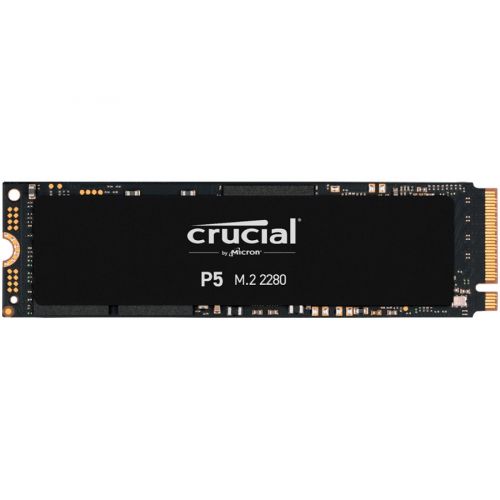 голяма снимка на Crucial SSD 1000GB P5 M.2 NVMe PCIE 80mm Micron 3D NAND CT1000P5SSD8