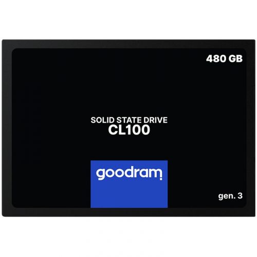 голяма снимка на GOODRAM CL100 GEN 3 480GB SSD 2.5in 7mm SATA SSDPR-CL100-480-G3