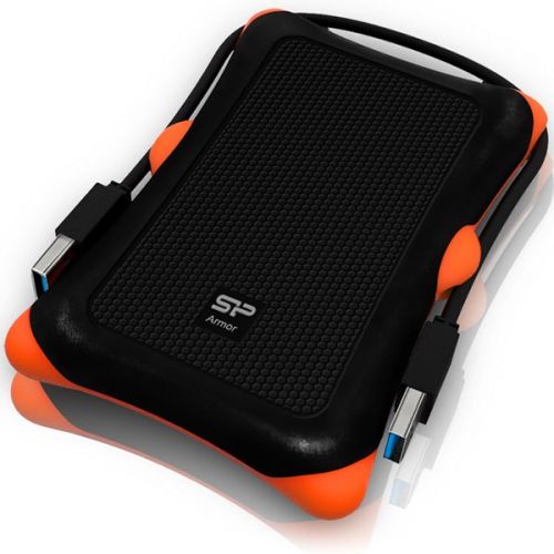 голяма снимка на SILICON POWER 1TB Portable Hard DriveArmor A30 Black SP010TBPHDA30S3K