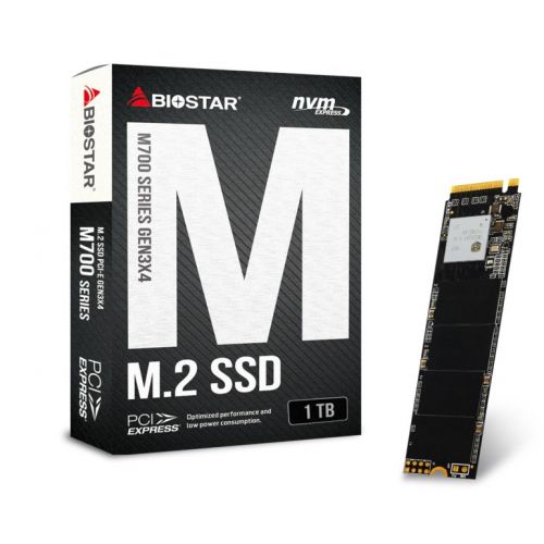 голяма снимка на Biostar SSD 1TB M.2 PCI Express M700-1TB