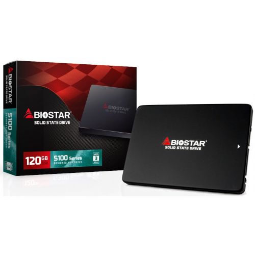голяма снимка на Biostar SSD 120GB SATA S100-120GB