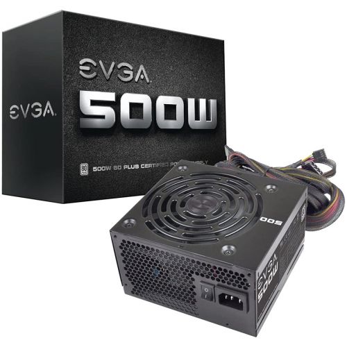 голяма снимка на EVGA 500 W1 80 Plus WHITE 500W 100-W1-0500-K2