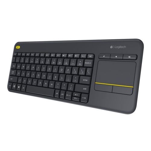 голяма снимка на LOGITECH Wireless Touch Keyboard K400 Plus INTNL US Layout Black 920-007145