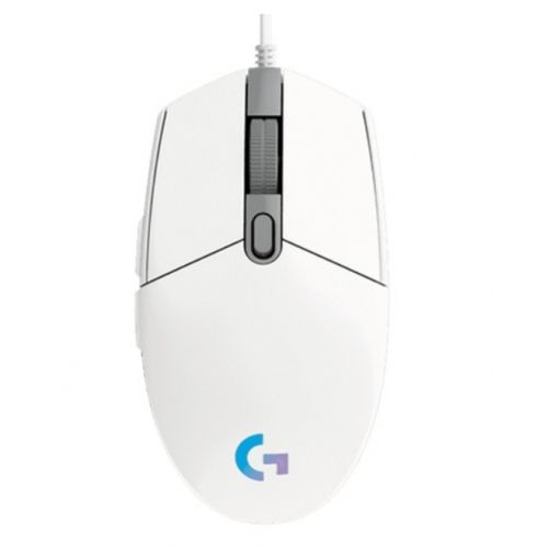 голяма снимка на LOGITECH G102 LIGHTSYNC Gaming Mouse WHITE EER 910-005824