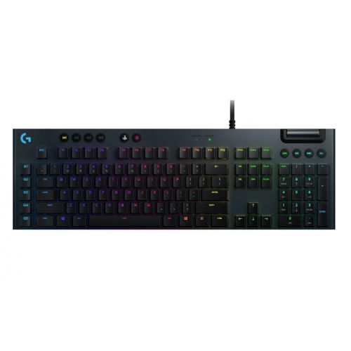 голяма снимка на Logitech G815 LIGHTSPEED RGB Mechanical Gaming Keyboard GL Tactile CARBON 920-008992