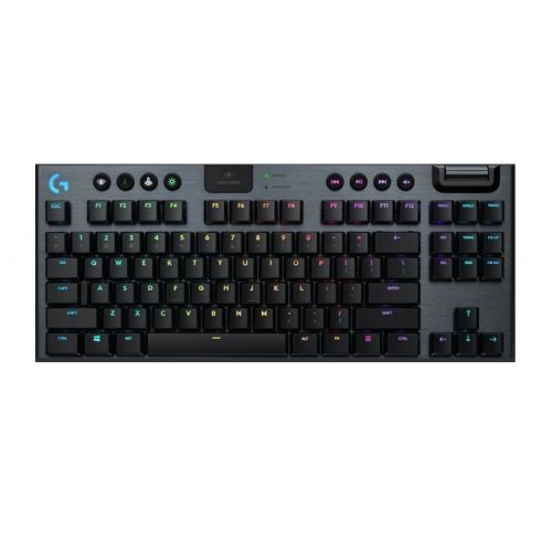 голяма снимка на Logitech G915 TKL LIGHTSPEED Wireless RGB Mechanical Gaming Keyboard GL 920-009537
