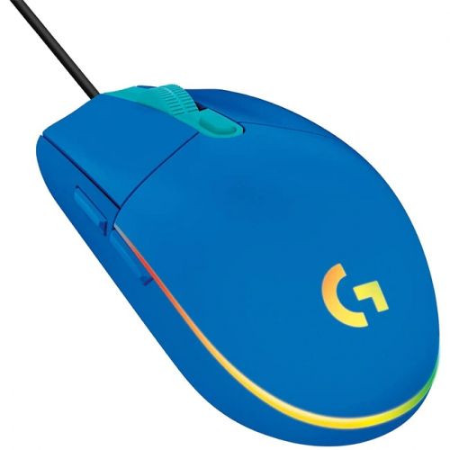 голяма снимка на Logitech G203 LIGHTSYNC Gaming Mouse Blue USB 910-005798