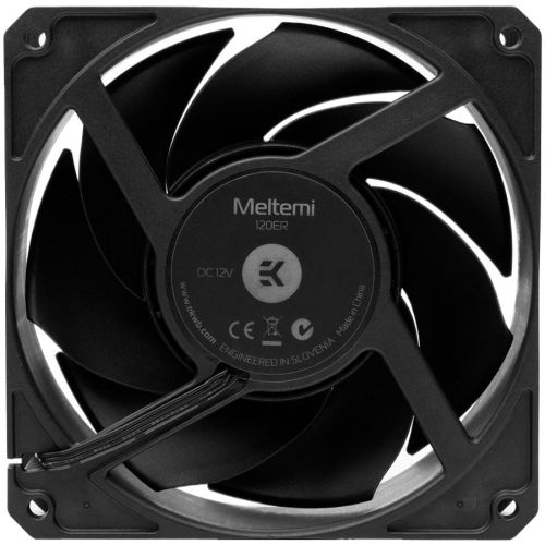 голяма снимка на EKWB EK-Meltemi 120ER Black 120mm fan 4-pin PWM EKWB3831109880111