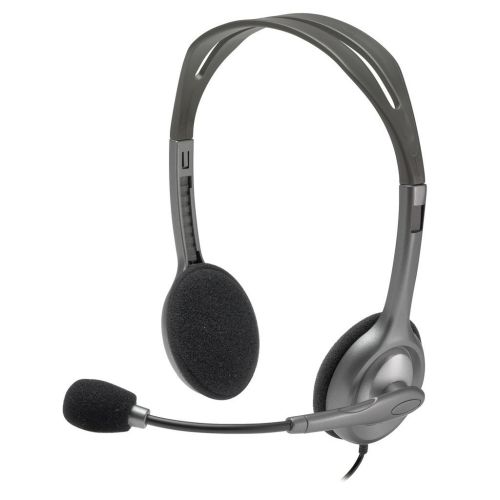 голяма снимка на LOGITECH Stereo Headset H111 EMEA One Plug 981-000593