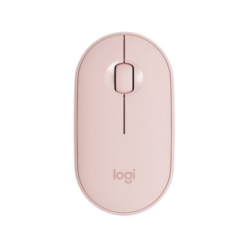 голяма снимка на LOGITECH Pebble M350 Wireless and Bluetooth Mouse ROSE 910-005717