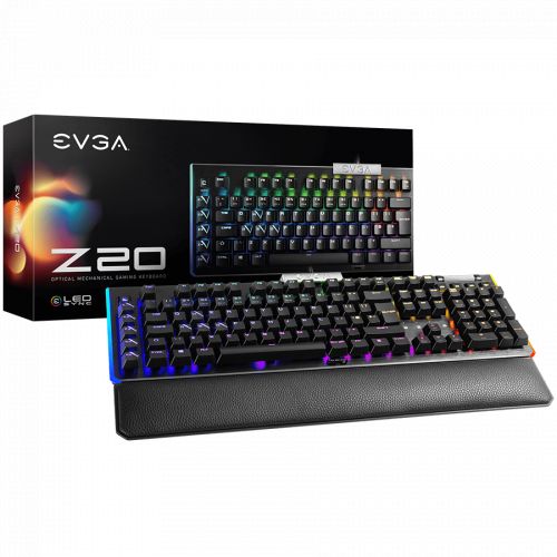 голяма снимка на EVGA Z20 RGB Mechanical Gaming Keyboard 811-W1-20UK-K2