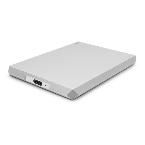 голяма снимка на Ext HDD LaCie Mobile Portable Moon Silver 1TB USB-C STHG1000400
