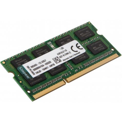 голяма снимка на Kingston DRAM 8GB 1600MHz DDR3L CL11 SODIMM 1.35V KVR16LS11/8