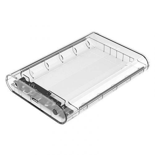 голяма снимка на Orico Storage Case 3.5 inch USB3.0 transparent 3139U3