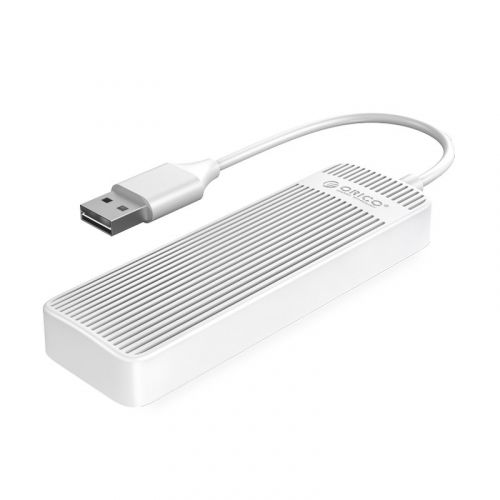 голяма снимка на Orico USB2.0 HUB 4 port White FL02-WH