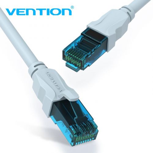голяма снимка на Vention LAN UTP Cat5e Patch Cable 1M Blue VAP-A10-S100