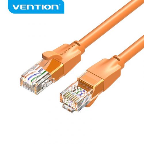 голяма снимка на Vention LAN UTP Cat.6 Patch Cable 2M Orange IBEOH