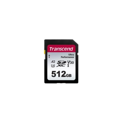 голяма снимка на Transcend 512GB SD Card UHS-I U3 A2 Ultra TS512GSDC340S