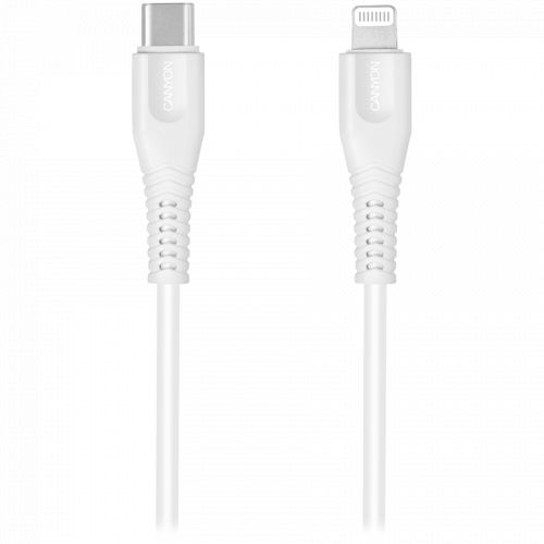 голяма снимка на CANYON Type C Cable To MFI Lightning for Apple White CNS-MFIC4W