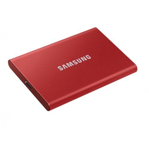 голяма снимка на SAMSUNG EXT SSD T7 500GB RED MU-PC500R/WW