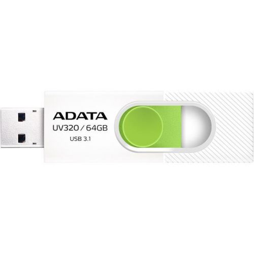 голяма снимка на 64GB USB UV320 ADATA WHITE