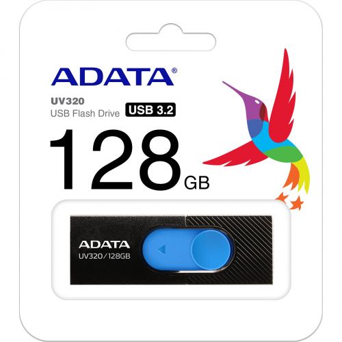 голяма снимка на 128GB USB UV320 ADATA BLACK