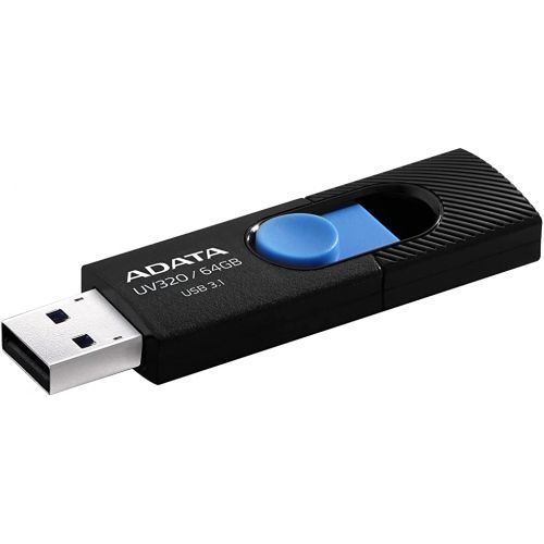 голяма снимка на 64GB USB UV320 ADATA BLACK