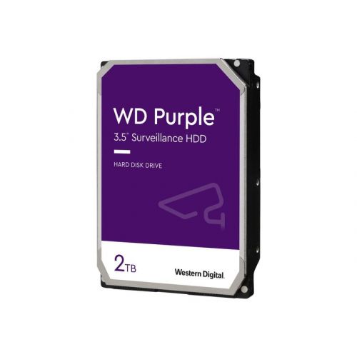 голяма снимка на HDD AV WD Purple 3.5in 2TB 256MB 5400 RPM SATA WD22PURZ
