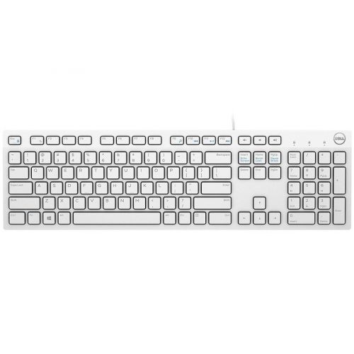 голяма снимка на Dell Multimedia Keyboard KB216 US International White 580-ADGM-14