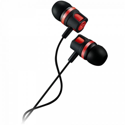 голяма снимка на CANYON Stereo earphones with microphone 1.2M red CNE-CEP3R