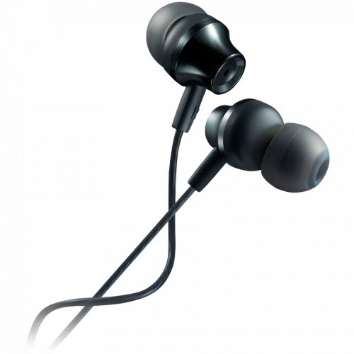 голяма снимка на CANYON Stereo earphones with microphone 1.2M dark gray CNS-CEP3DG