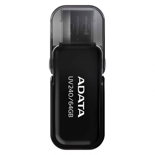 голяма снимка на Adata 64GB UV240 USB 2.0-Flash Drive AUV240-64G-RBK
