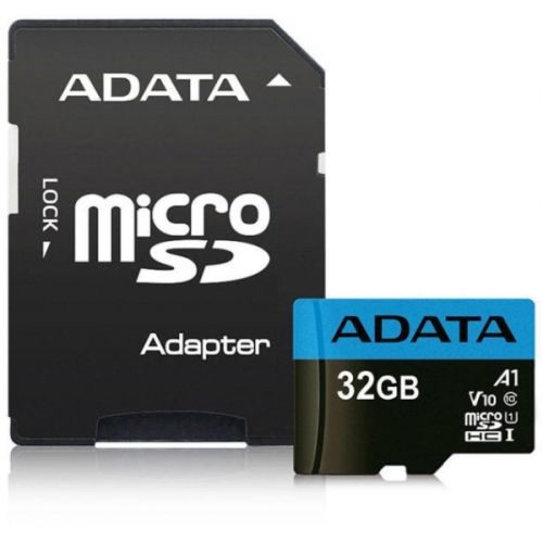 голяма снимка на Adata 32GB MicroSDHC UHS-I CLASS10 A1 AUSDH32GUICL10A1-RA1