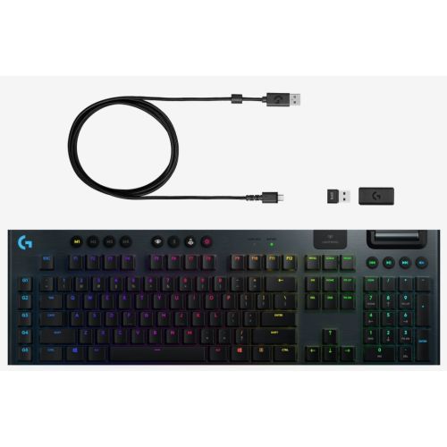 голяма снимка на Logitech G915 LIGHTSPEED Wireless RGB Mechanical Gaming Keyboard 920-009111