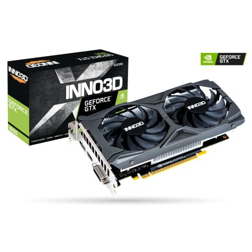 голяма снимка на Inno3D GeForce GTX 1650 Twin X2 OC V2 N16502-04D6X-1177VA25