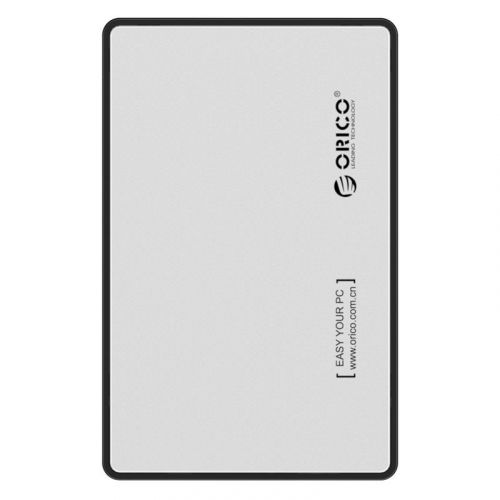 голяма снимка на Orico Storage Case 2.5 inch USB3.0 SILVER 2588US3-V1-SV